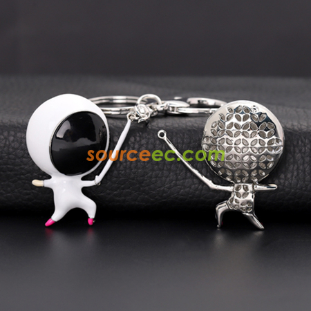 Customization Creative Fencing Keychain Promotional Products
