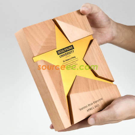 Customization Wood Trophy Promotional Products