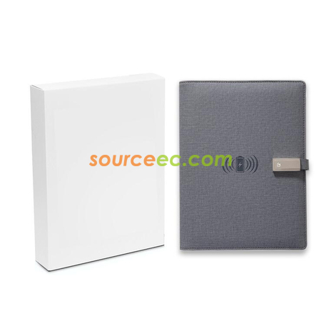 Customization Wireless charging notebook Promotional Products