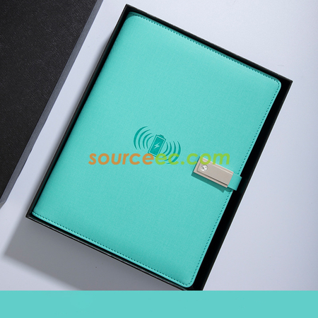 Customization Wireless charging notebook Promotional Products