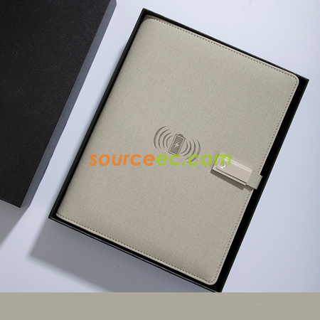 Customization Wireless charging notebook Promotional Products