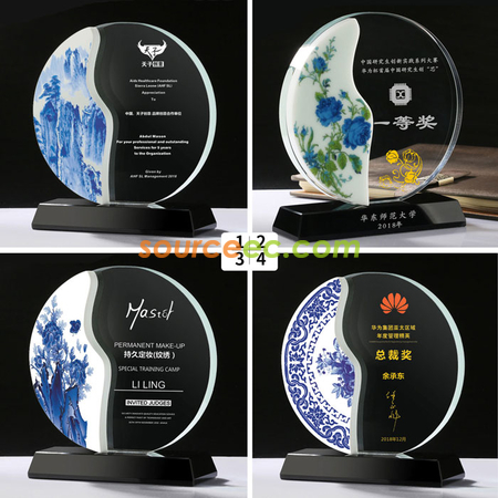 Customization Ceramic Crystal Trophy Promotional Products