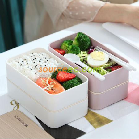 Customization Double layer Bento Box Promotional Products