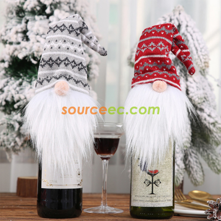 Customization Santa Hat For Bottles Promotional Products