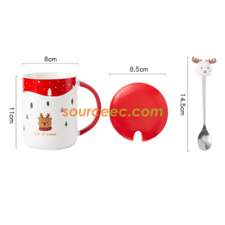 Customization Christimas Ceramic Mug Promotional Products
