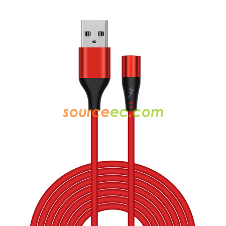 Customization Silica Gel Magnetic Suction Charging Wire Promotional Products