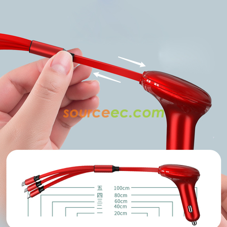 Customization Three In One Car Charger Promotional Products