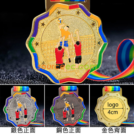 Customization Volleyball Medal Promotional Products