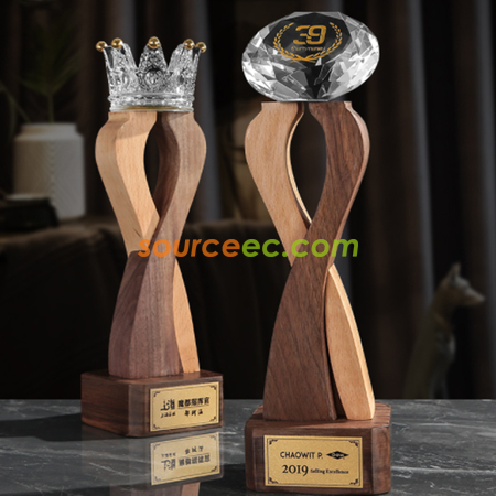 Customization Wooden Trophy Promotional Products