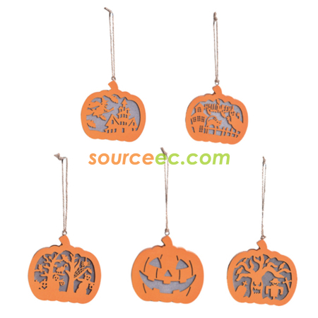 Customization Wooden Pumpkin Lamp Promotional Products