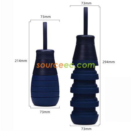 Customization 500ML Folding Portable Water Bottle Promotional Products