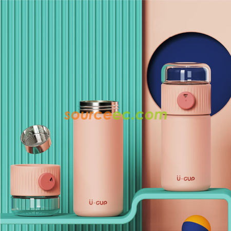 Customization Portable Thermal Mug with Infuser Promotional Products