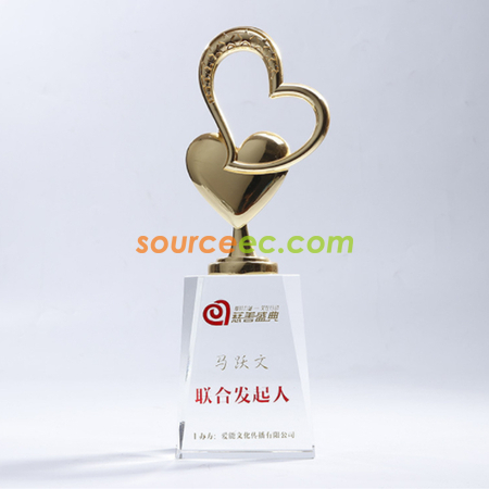 Customization Metal Crystal Trophy Promotional Products