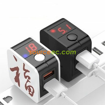 Customization Dual-USB Travel Adapter Promotional Products