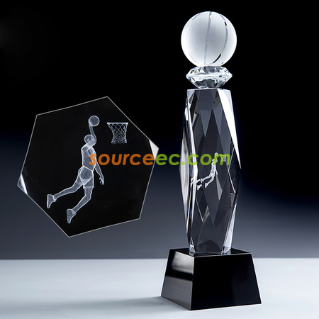 Customization Basketball Crystal Seat Promotional Products