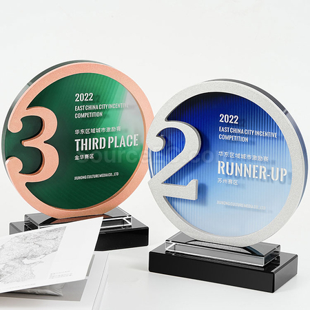 Customization Metal Crystal Trophy Promotional Products