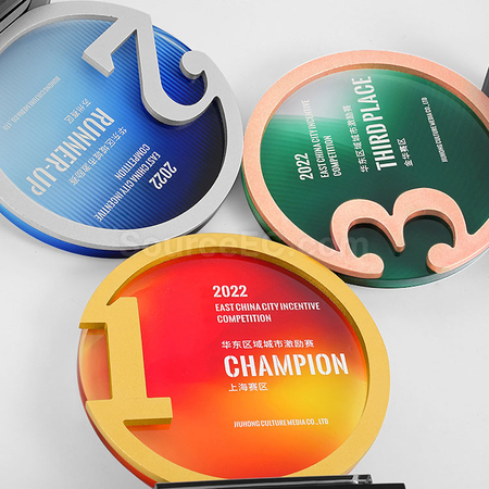 Customization Metal Crystal Trophy Promotional Products