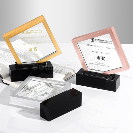 Customization Crystal Trophy Promotional Products