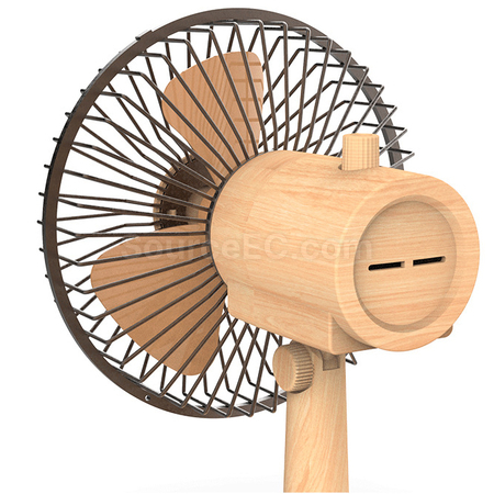 Customization Wood Grain Mini Fan Promotional Products