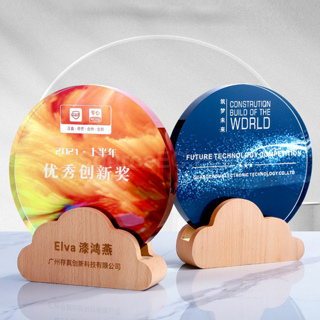 Customization Colorful Crystal Trophy Promotional Products
