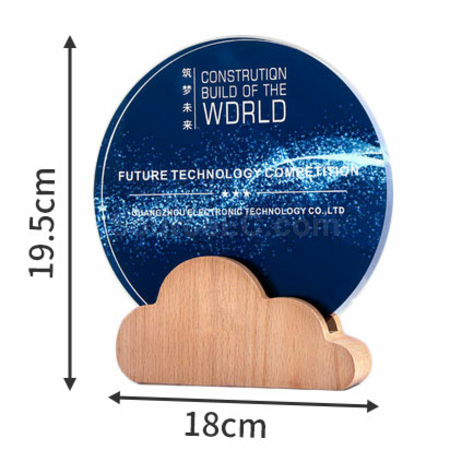 Customization Colorful Crystal Trophy Promotional Products