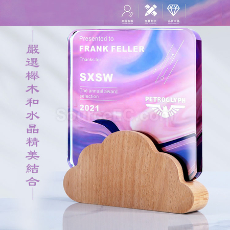 Customization Colorful Crystal Trophy Promotional Products