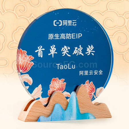 Customization Colorful Crystal Trophy Promotional Products