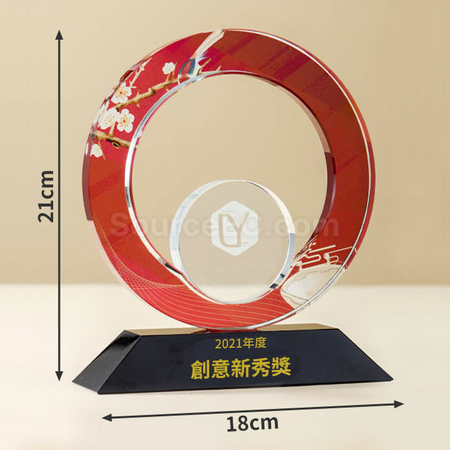 Customization Colorful Crystal Trophy Promotional Products