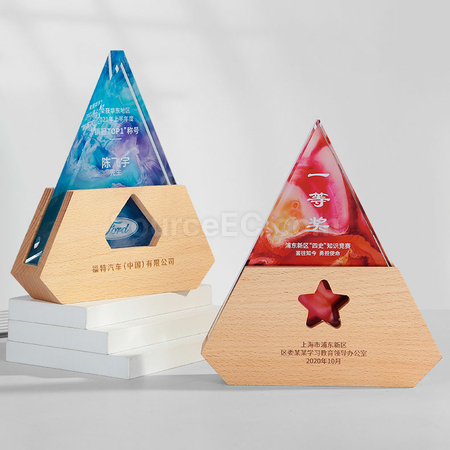 Customization Colorful Crystal Trophy Promotional Products