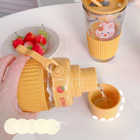 Customization Portable Glass Water Cup Promotional Products