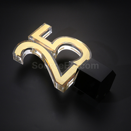 Customization Number 25 Crystal Seat Promotional Products