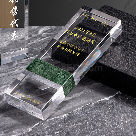 Customization Creative Marble Crystal Seat Promotional Products
