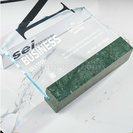 Customization Creative Marble Crystal Seat Promotional Products