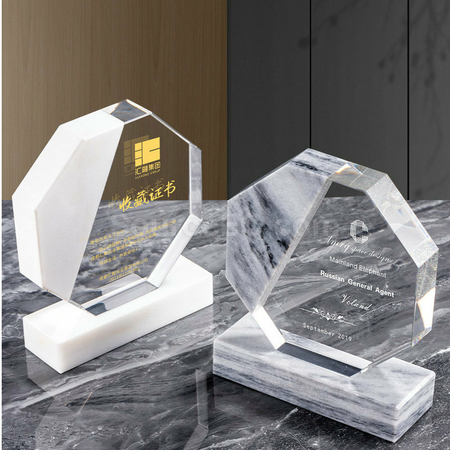 Customization Creative Marble Crystal Seat Promotional Products