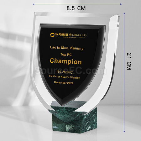 Customization Creative Marble Crystal Seat Promotional Products