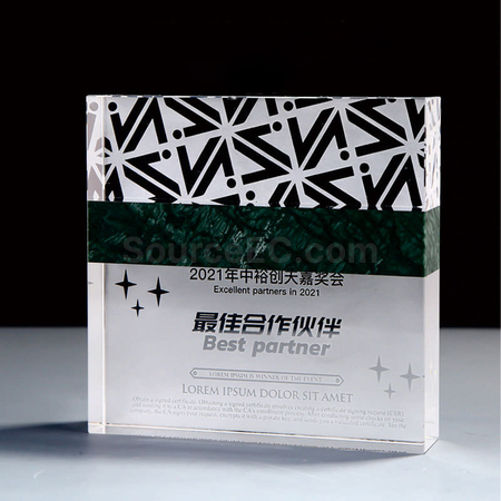 Customization Creative Marble Crystal Seat Promotional Products