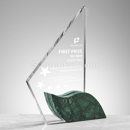 Customization Creative Marble Crystal Seat Promotional Products