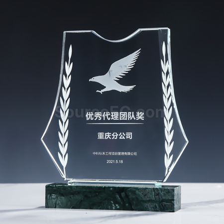 Customization Creative Marble Crystal Seat Promotional Products