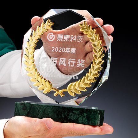 Customization Creative Marble Crystal Seat Promotional Products