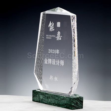 Customization Creative Marble Crystal Seat Promotional Products