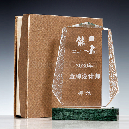 Customization Creative Marble Crystal Seat Promotional Products