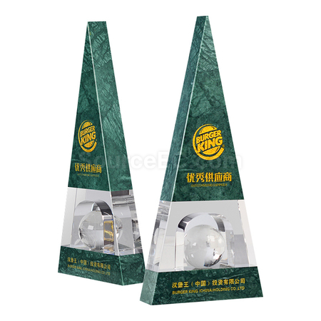 Customization Creative Marble Crystal Seat Promotional Products