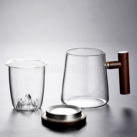 Customization Double-Layer Glass With Lid Promotional Products