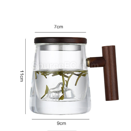 Customization Double-Layer Glass With Lid Promotional Products