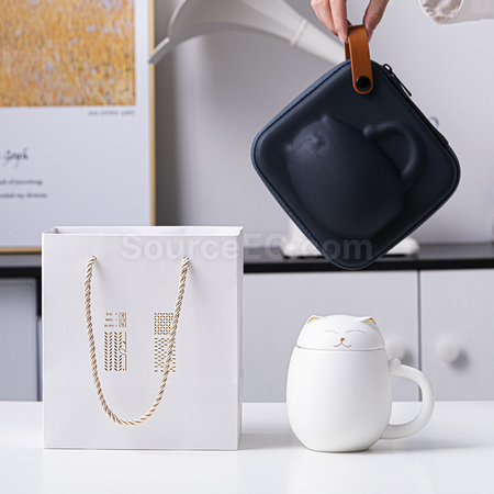 Customization Zhaocai Cat Tea Cup Promotional Products