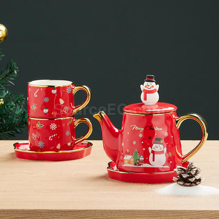 Customization Christmas Ceramic Cup Set Promotional Products