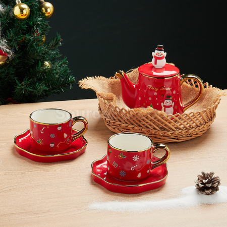 Customization Christmas Ceramic Cup Set Promotional Products