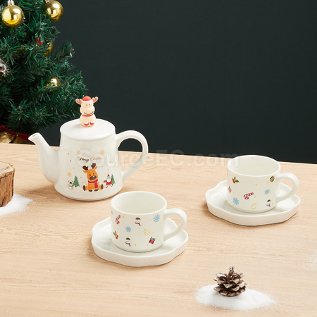 Customization Christmas Ceramic Cup Set Promotional Products