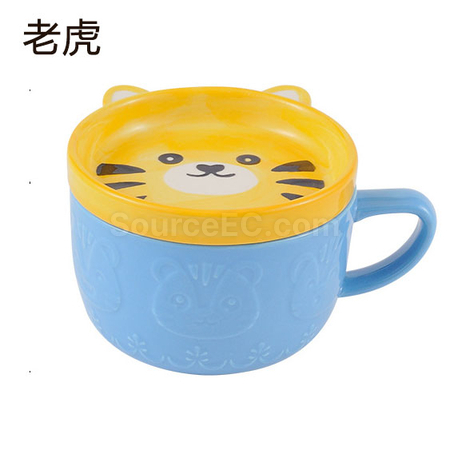 Customization Kawaii Japanese Mug with Lid Promotional Products