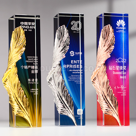 Customization Crystal Trophy Promotional Products